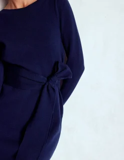 Robe Tiana nouée sur le devant en maille