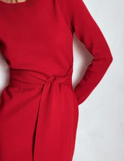 Robe Tiana nouée sur le devant en maille