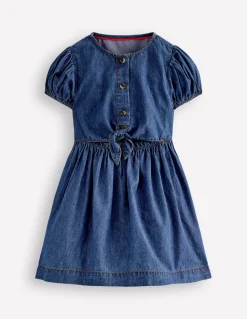 Robe tissée nouée sur le devant