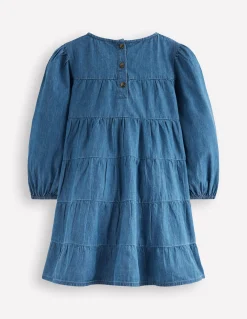 Robe tissée tournoyante