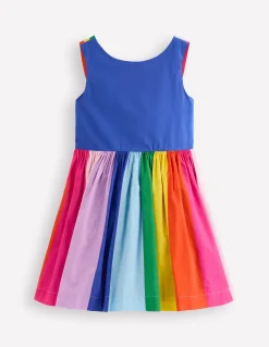 Robe évasée à bretelles multiples