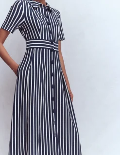 Robe-chemise Bridget en point de Rome