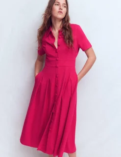 Robe-chemise Bridget en point de Rome