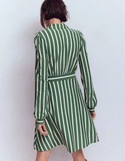 Robe-chemise courte en jersey Orla