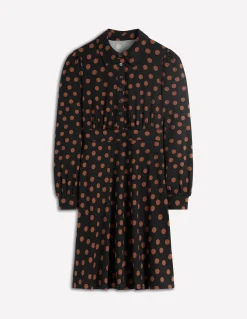 Robe-chemise courte en jersey Orla