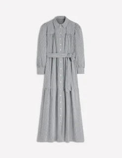 Robe-chemise longue Ellie en coton