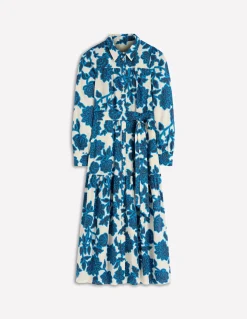 Robe-chemise longue Ellie en coton