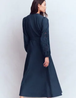 Robe-chemise Mae en lin mélangé