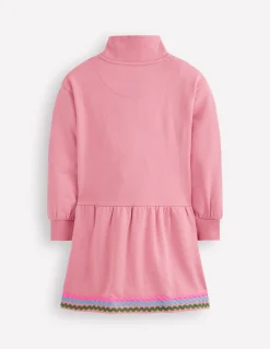 Robe-sweat partiellement zippée