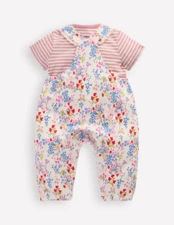 Salopette en jersey à manches courtes