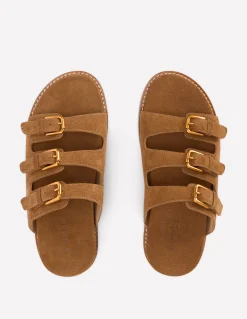 Sandales à semelle ergonomique et trois brides