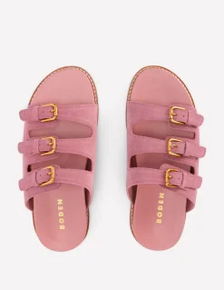 Sandales à semelle ergonomique et trois brides