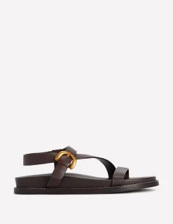 Sandales asymétriques épaisses