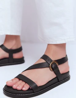 Sandales asymétriques épaisses