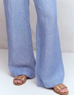 Sandales plates à brides entrelacées