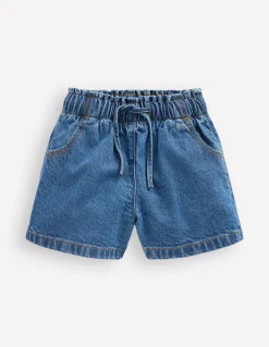 Short à taille volantée