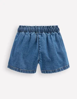 Short à taille volantée