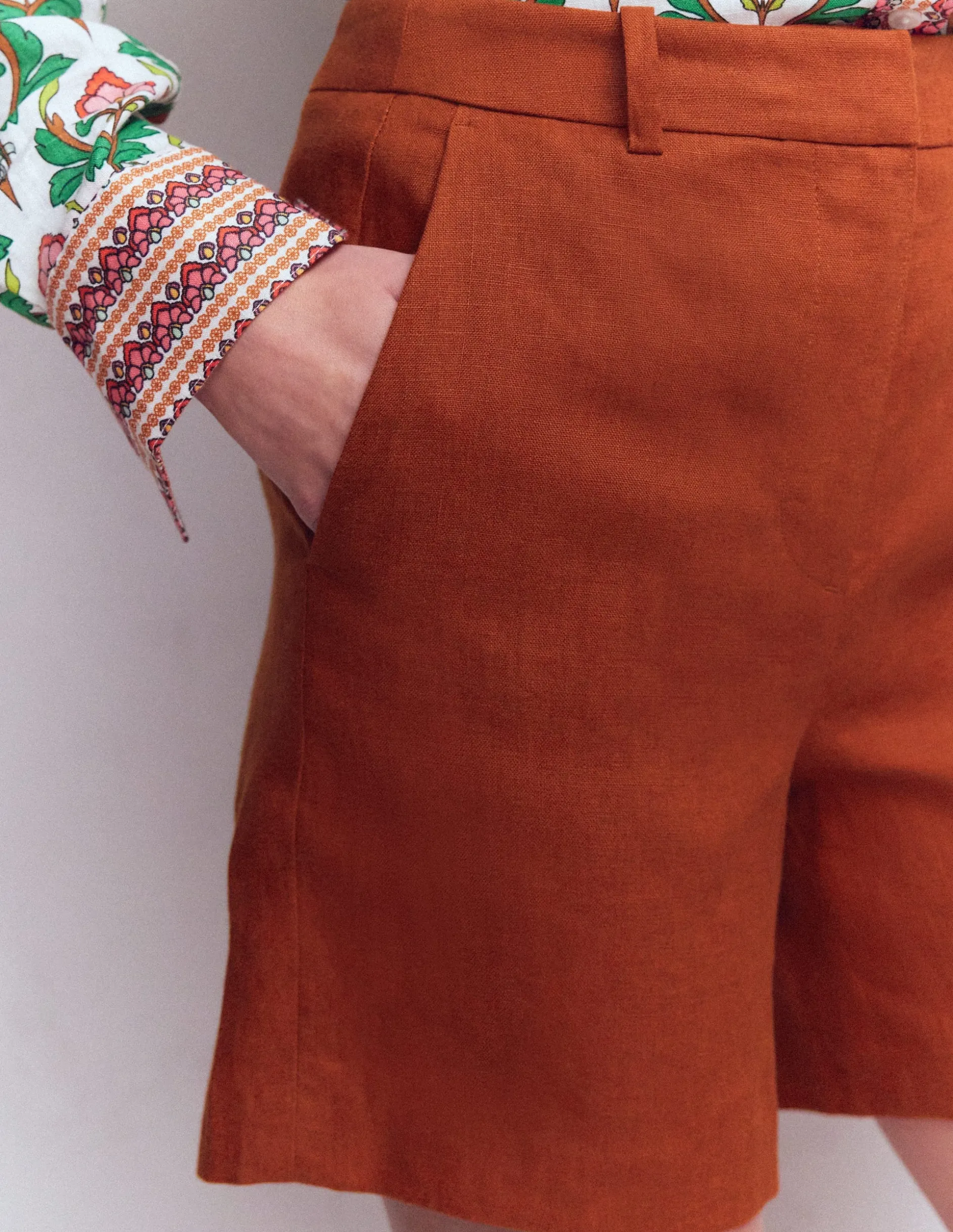 Short Belgravia en lin