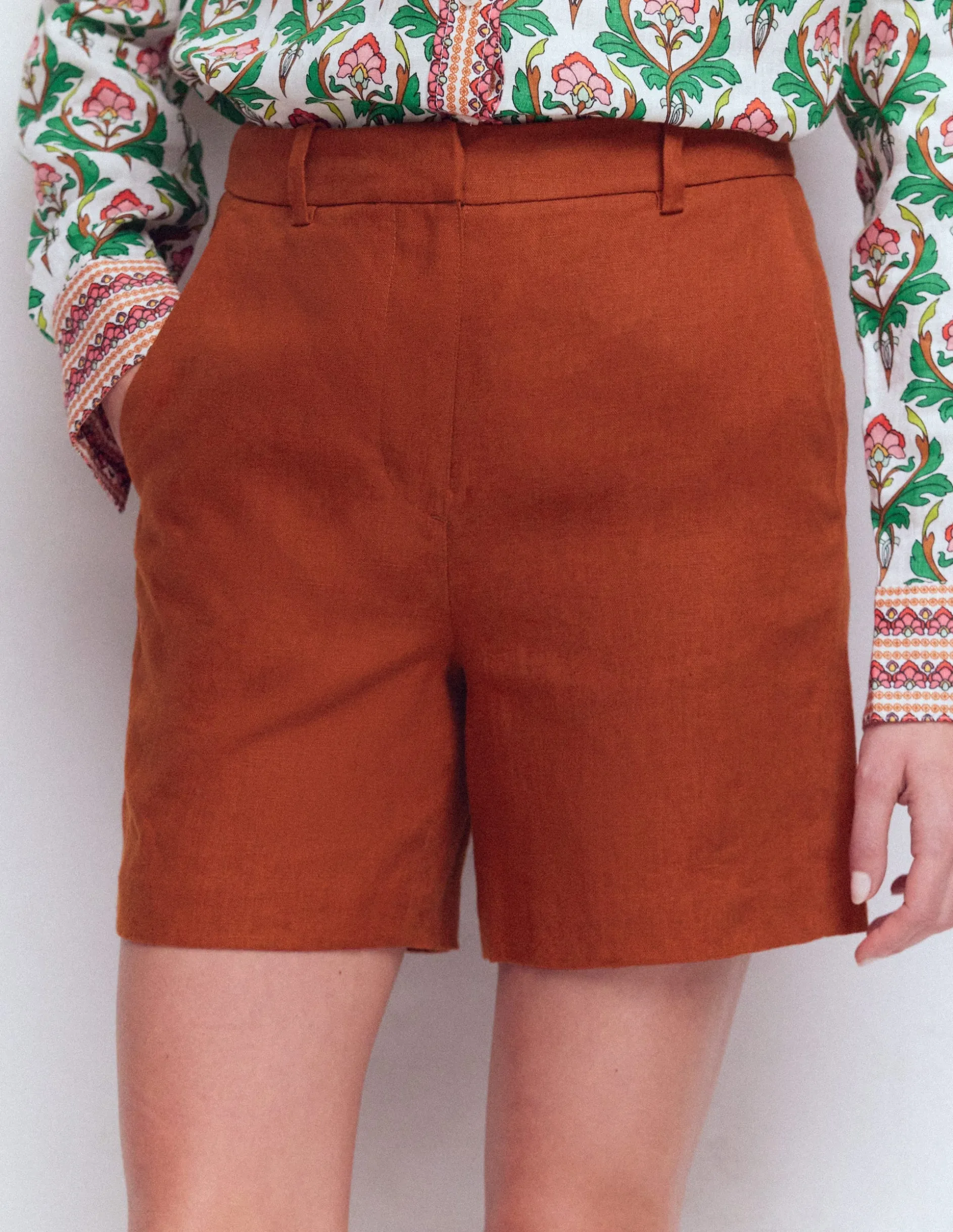 Short Belgravia en lin
