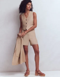 Short Belgravia en lin