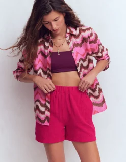 Short double-étoffe à enfiler