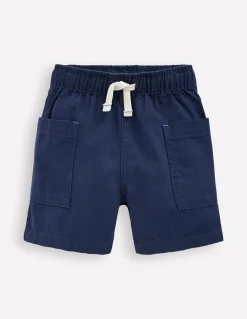 Short en coton à poches