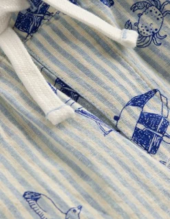 Short en coton et lin