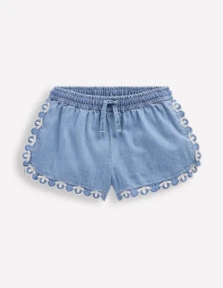 Short tissé à enfiler