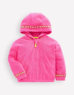 Sweat à capuche décontracté en éponge