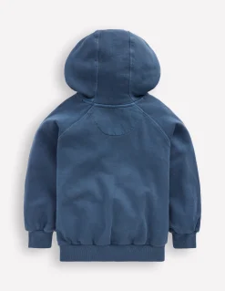 Sweat à capuche graphique teint en pièce