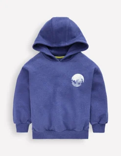 Sweat à capuche motif avant et arrière