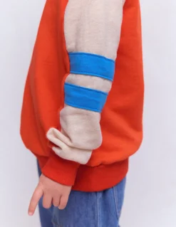 Sweat à manches colourblock