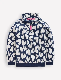 Sweat partiellement zippé