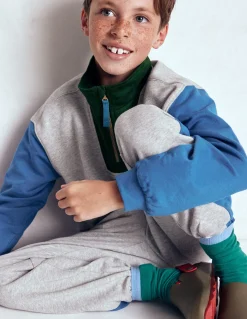 Sweat partiellement zippé