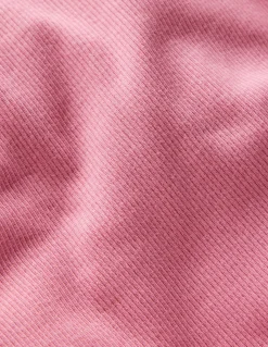 Top côtelé à col roulé