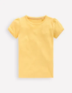 Top en pointelle à manches courtes