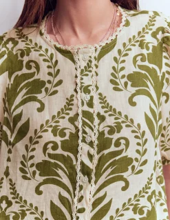 Top manches courtes Leah en lin