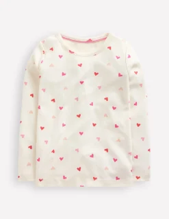 Top manches longues en pointelle