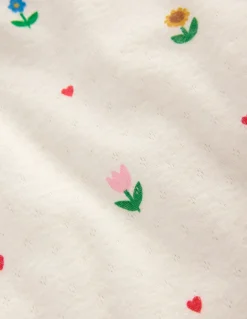 Top manches longues en pointelle