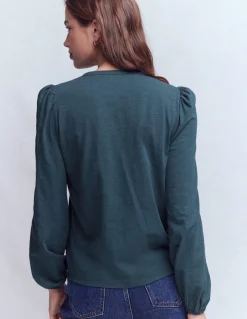 Top Poppy à manches longues