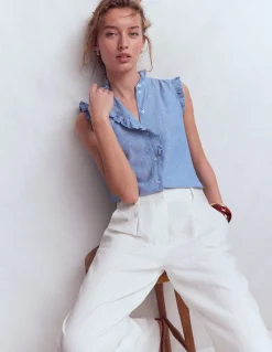 Top sans manches Isabel en lin