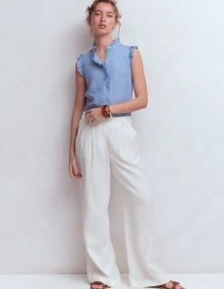 Top sans manches Isabel en lin