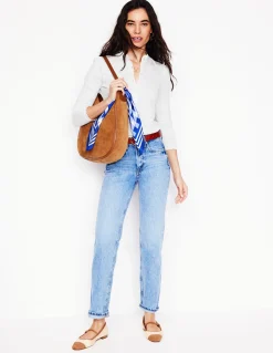 Top ultra-doux à col tunisien et volants