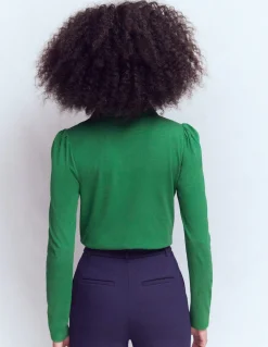 Top ultra-doux à col zippé