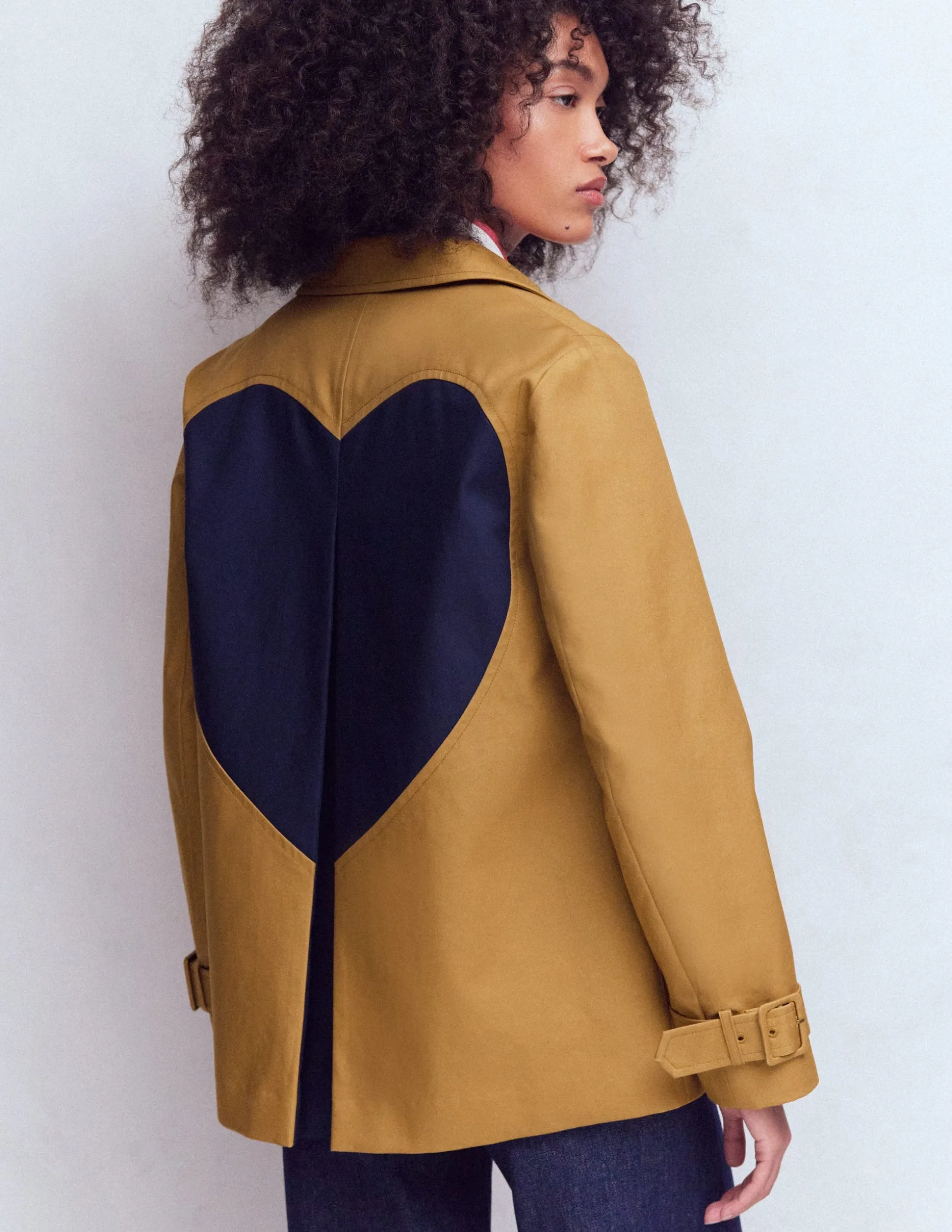 Trench trapèze à cœur