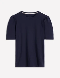 T-shirt à manches plissées