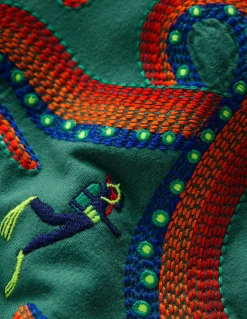 T-shirt à super surpiqûres