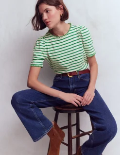 T-shirt Ali festonné