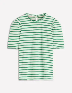 T-shirt Ali festonné