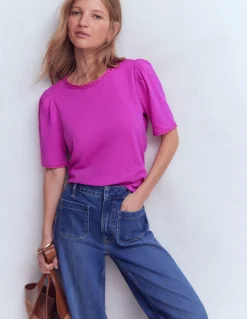 T-shirt Ali festonné